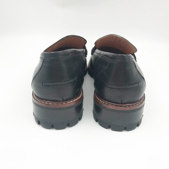 MADEWELL The Corinne Lugsole Loafer Black Leather Slip On Womens 9.5 - Picture 5 of 9